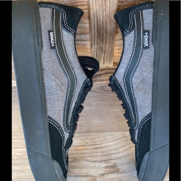 Vans Berle Pro (Croc) Black Suede Skateboard Shoes Mens Size 8 - Picture 7 of 14